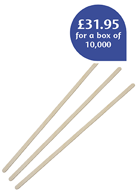 Hot Drink Wooden Stirrers