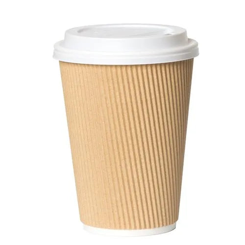 12oz Cream Hot Drinks Paper Cup