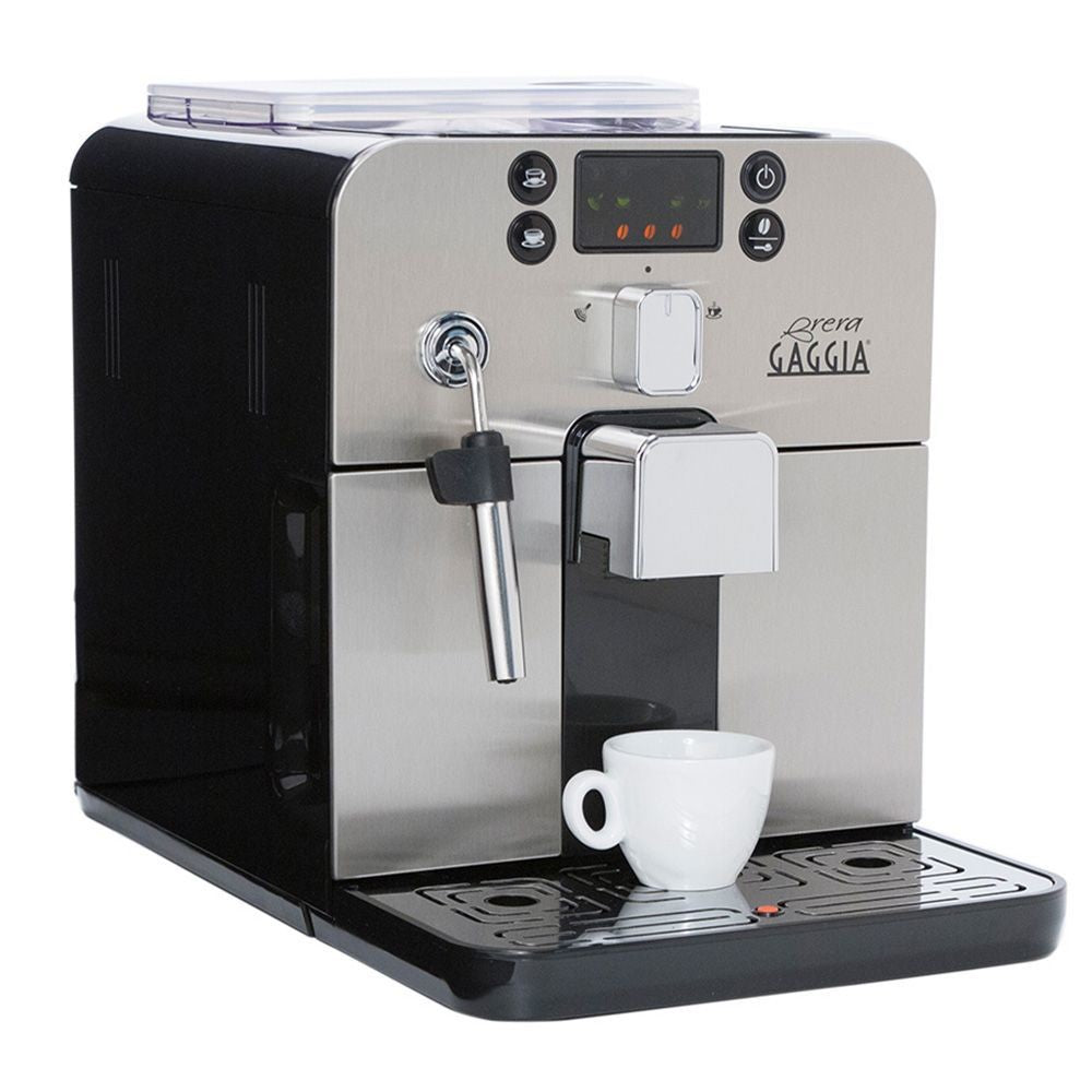 Gaggia Brera Black/Silver Bean to Cup Coffee Machine